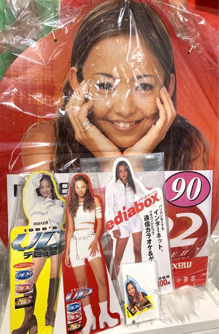 安室奈美恵　マクセル　UD  タイトー　メディアボックス　パネル POP 5点