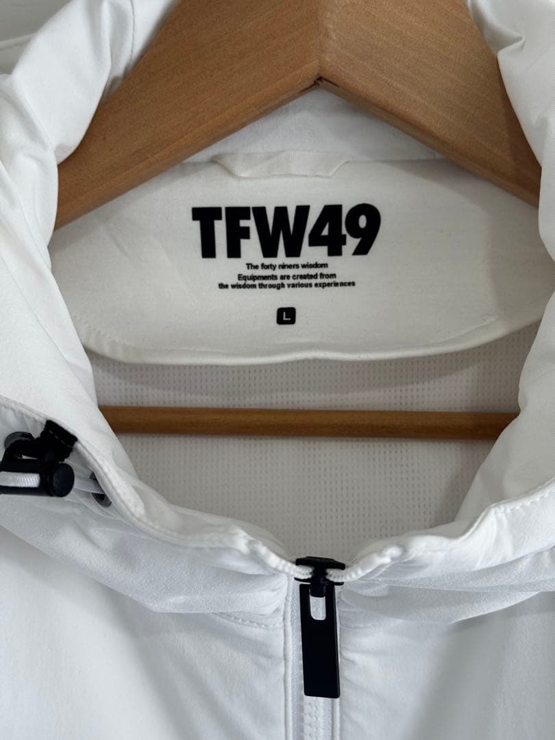 メンズウェア TFW49 CARDBOARD MATERIAL FULL ZIP HOODIE