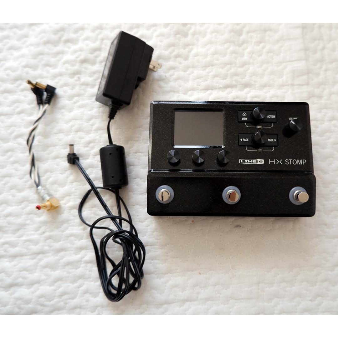 ギター Line6 HX Stomp + oyaide dc-3398 cable