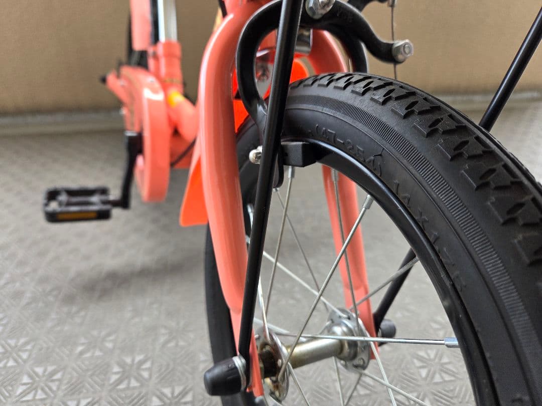 ピープル いきなり自転車 かじとり式 14インチ【ピュアローズ】美品