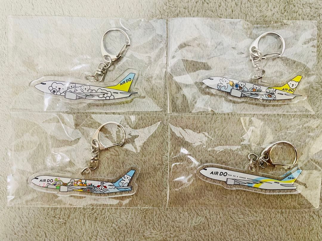 AIRDO エアドゥ ベアドゥ 空の日限定 アクリルキーホルダー ガチャ4種類