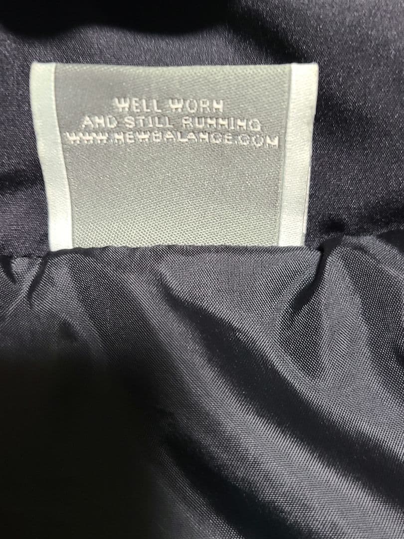 new balance フード付きロングベンチコート ブラック　S　美品
