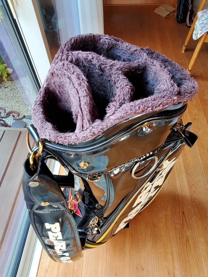 PEARLY　GATES　ゴルフバッグ　キャディバッグ ブラック　美品