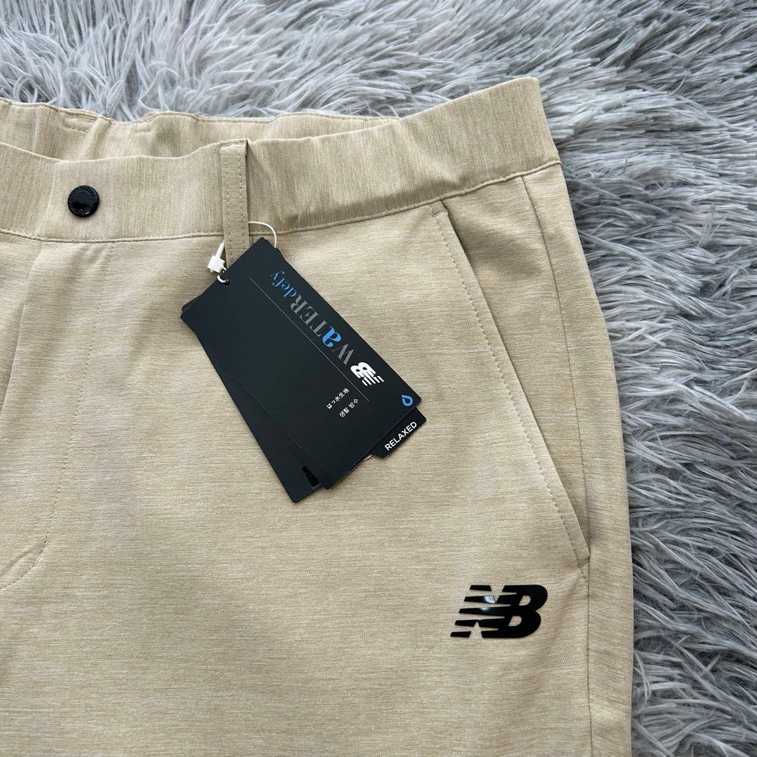 新品　ニューバランスゴルフ　パンツ　テーパード　ストレッチ　秋冬　ベージュ　6