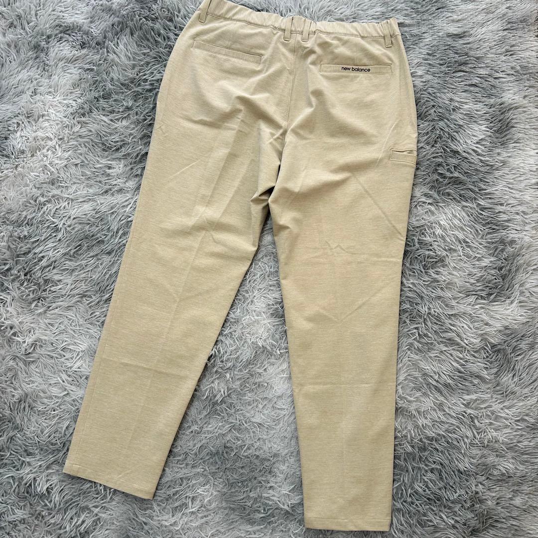 新品　ニューバランスゴルフ　パンツ　テーパード　ストレッチ　秋冬　ベージュ　6