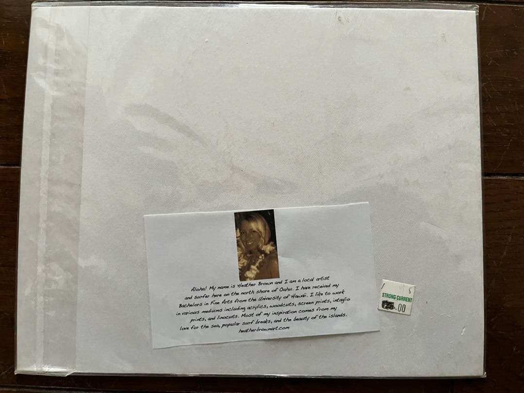 ヘザーブラウン　直筆サイン入り　希少　ハワイ　Hawaii