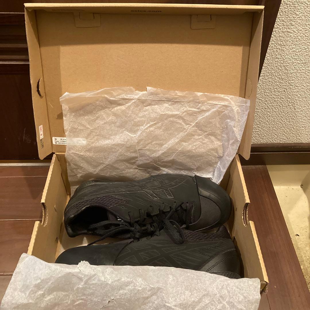 アシックス　ネオリバイブ4 ブラック 26センチ　金属　両足P革付き