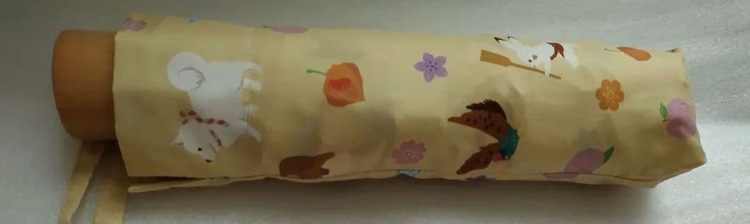 e＋＋鬼灯の冷徹＋＋　シロ　&　柿助　&　ルリオ　&　芥子　折りたたみ傘