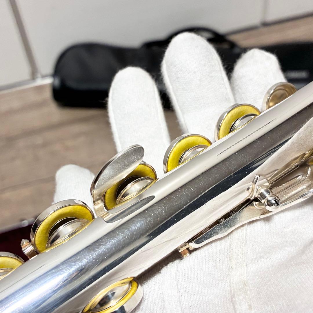 【良品】YAMAHA ヤマハ YFL-311Ⅱ フルート 頭部管銀製 バッグ付