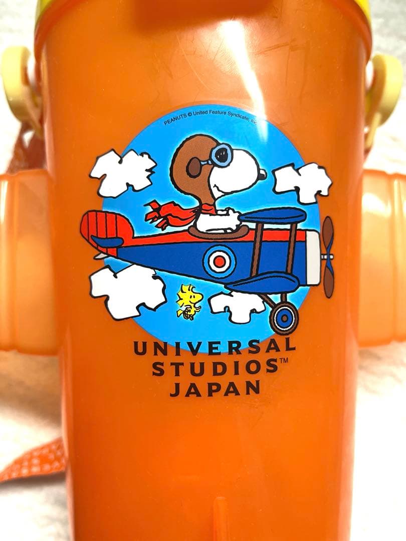 【平成レトロ】【ユニバグッズ】スヌーピー 飛行機デザイン ポップコーンバッグ