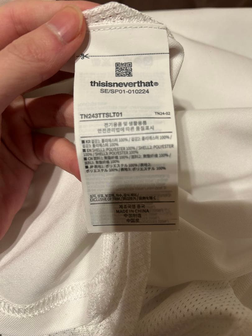 thisisneverthat 長袖ゲームシャツ