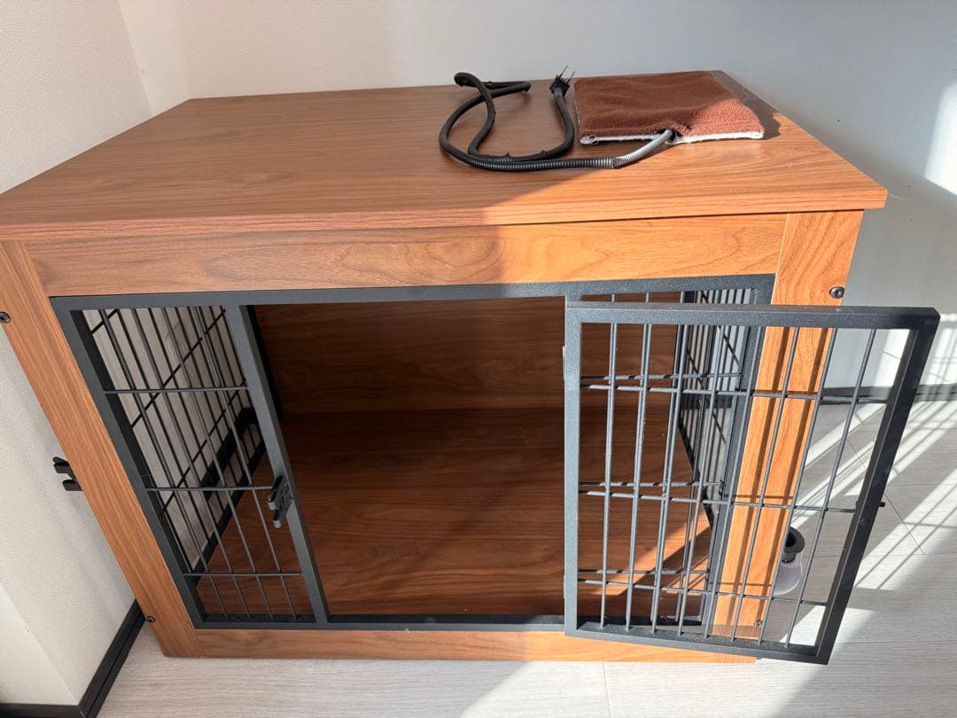 木製犬用ケージ 中型犬用