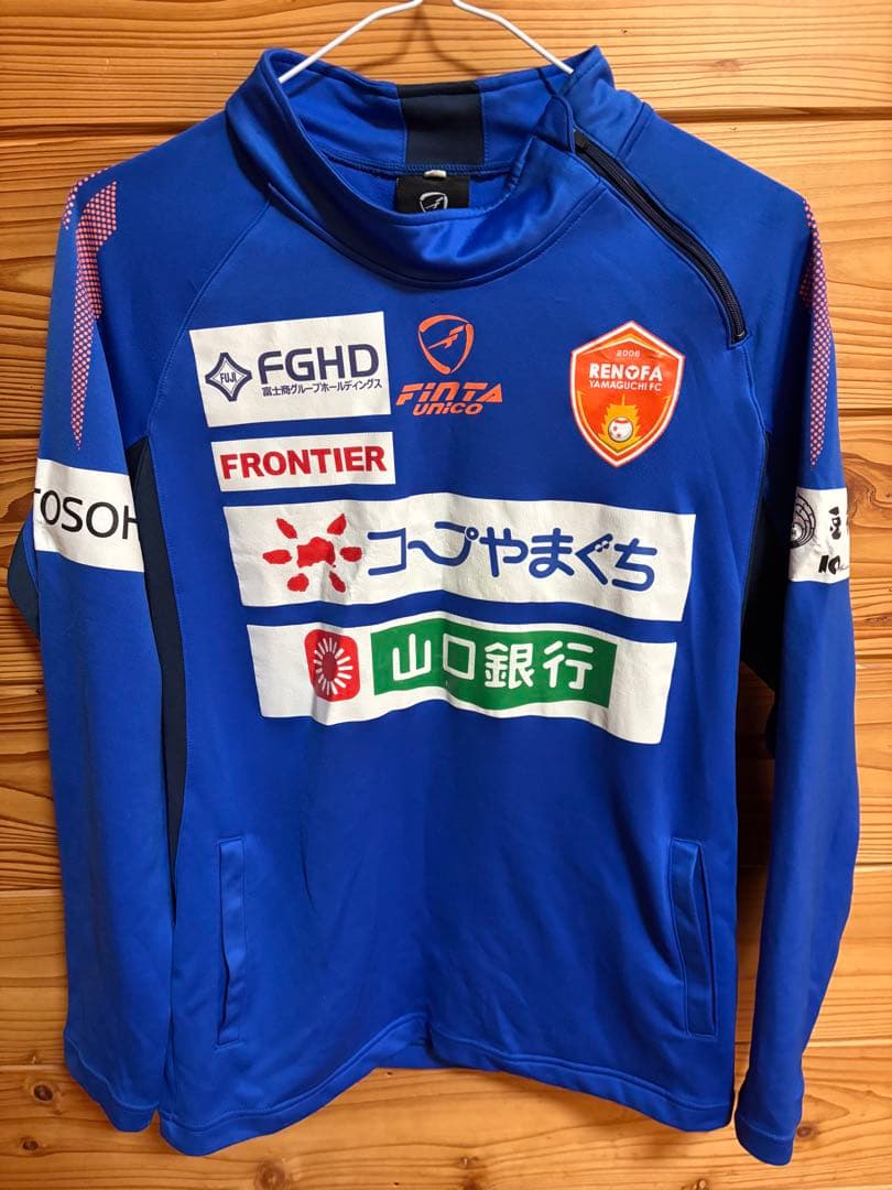 FINTA レノファ山口選手支給品M 青 長袖