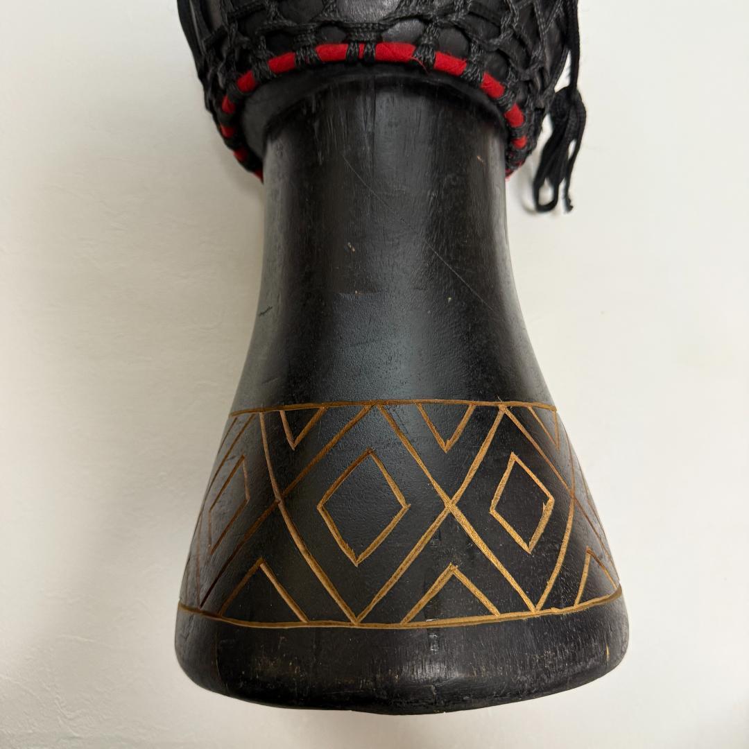 希少品✨ジャンベ ハンドメイド品 ロープタイプ アフリカン 民族 打楽器 手彫り