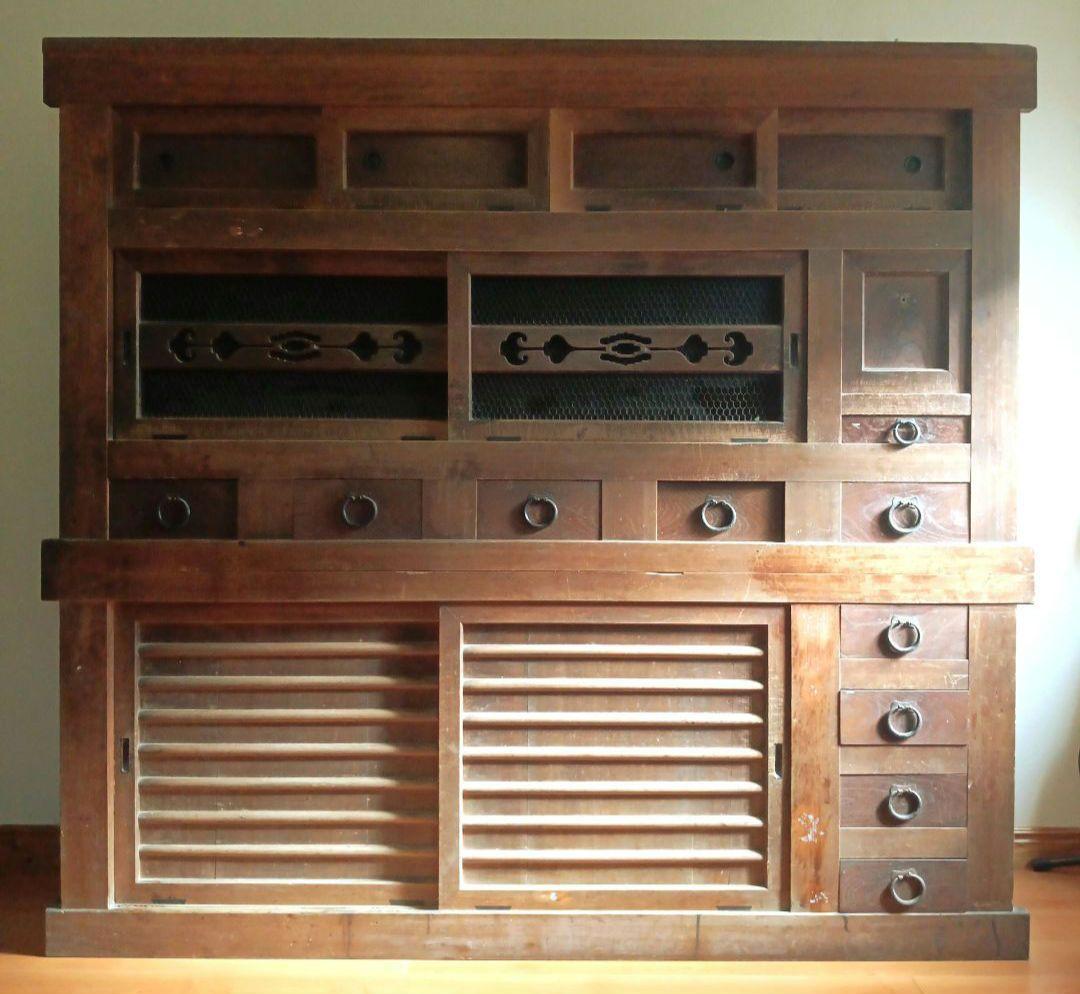 六尺 近江水屋箪笥｜収納力あり｜古家具