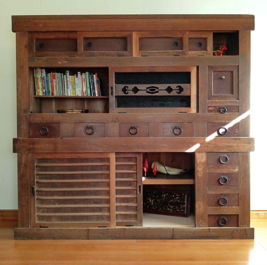 六尺 近江水屋箪笥｜収納力あり｜古家具