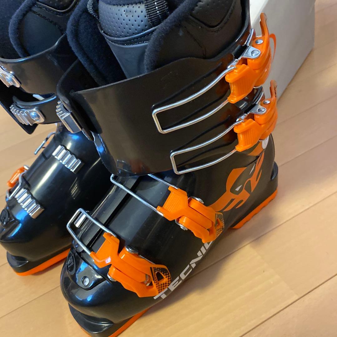 TECNICA スキーブーツ 23.5 ブラック/オレンジ　子供用　女性用