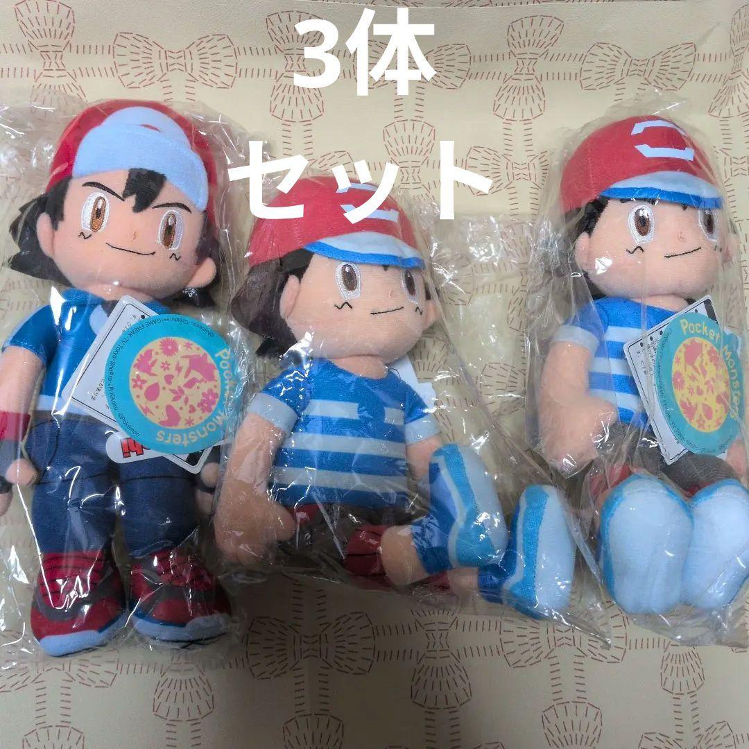 ポケットモンスター　サトシ　ぬいぐるみ　セキグチ　超希少　新品未使用　紙タグ付き