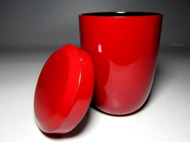 千家十職 塗師 中村宗哲 次郎棗 裏千家十五代 鵬雲斎花押　　　　　v85