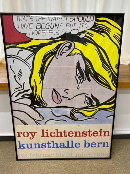 ロイ　リキテンスタイン　HOPELESS ポスター