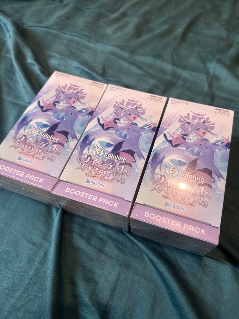 新品未開封 ホロライブ クインテットスペクトラム シュリンク付 3ボックス