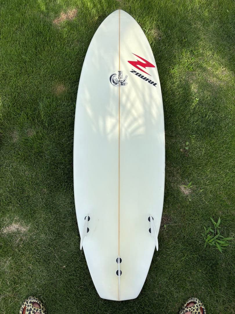 ゼブラ　zburh ショートボード ホワイト/レッド　大幅値下げ