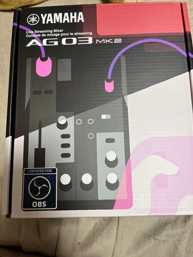 YAMAHA AG03 MK2ライブストリーミングミキサー