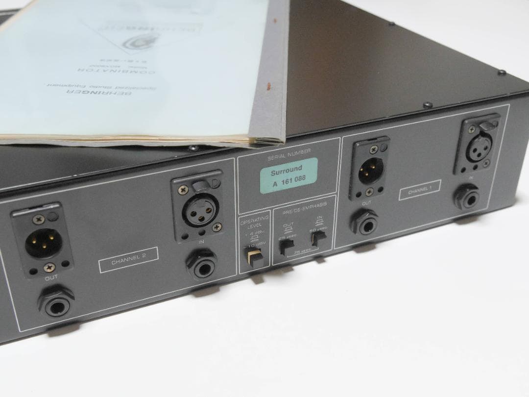 Behringer ベリンガー MDX8000 マルチバンドコンプレッサー取説付