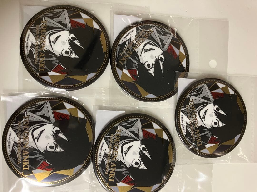 TSUTAYA 桃源暗鬼 淀川真澄 メタリック缶バッジ メタ缶 5