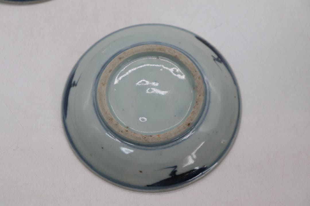 中国　清時代　染付小皿9点　送料込み250707