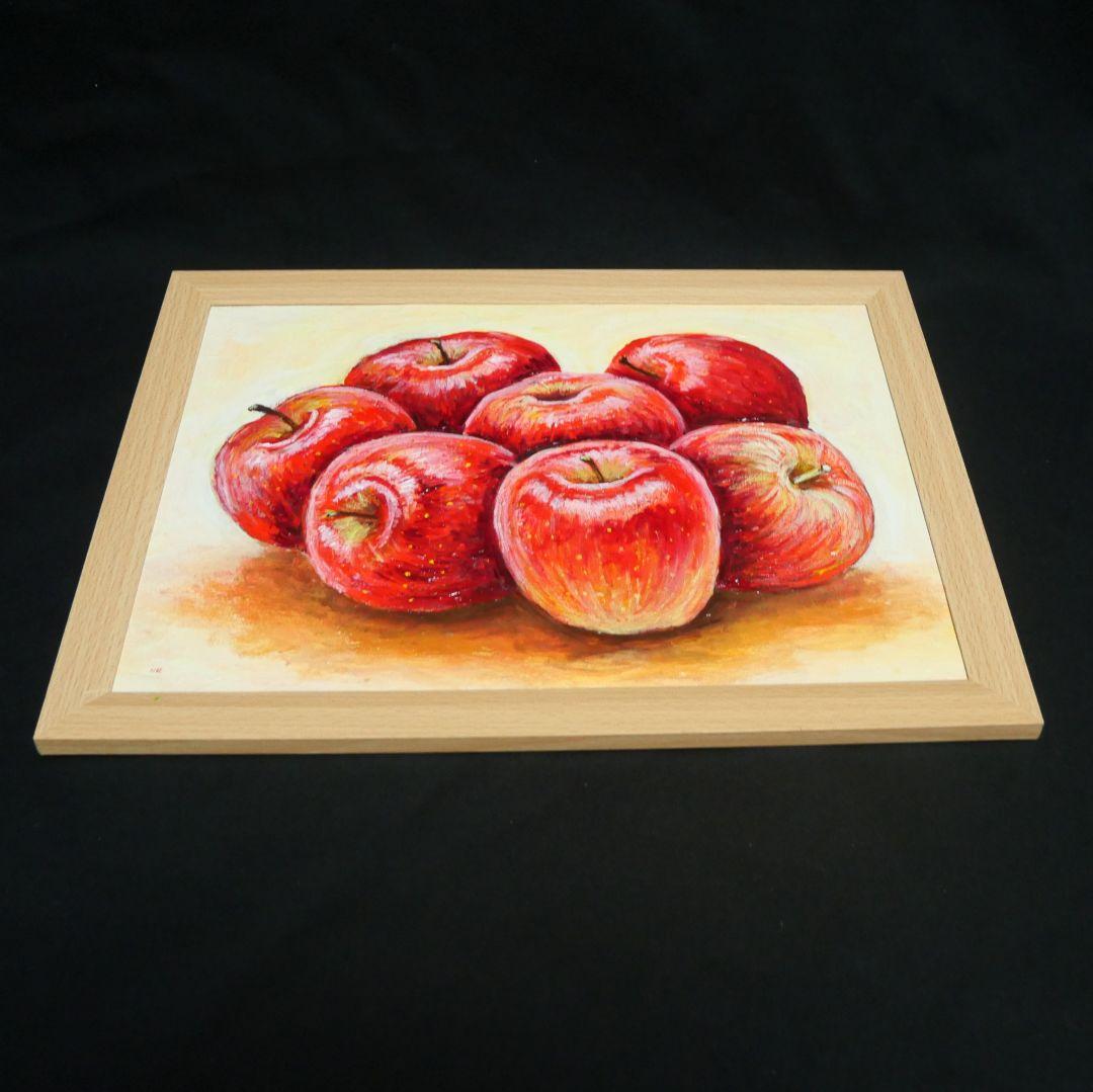 油絵 油彩 油彩画 絵画 絵【七つの林檎】