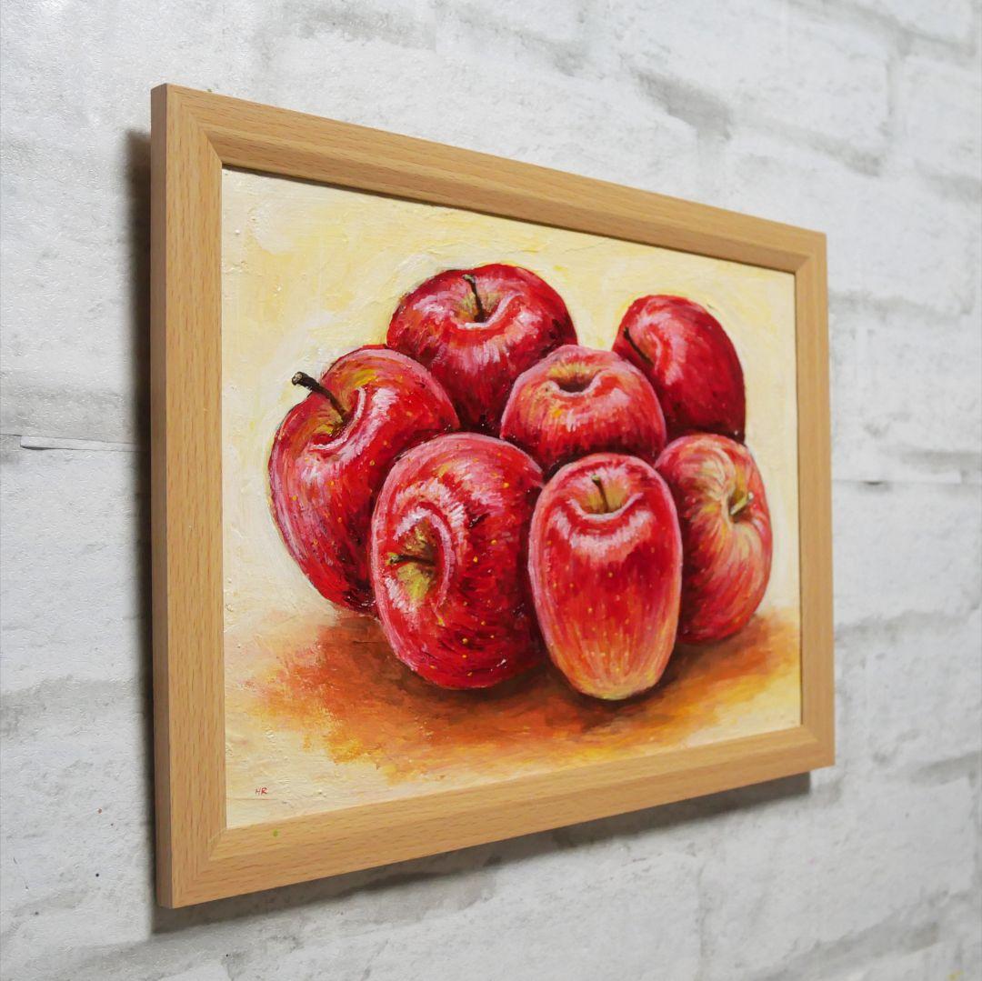 油絵 油彩 油彩画 絵画 絵【七つの林檎】