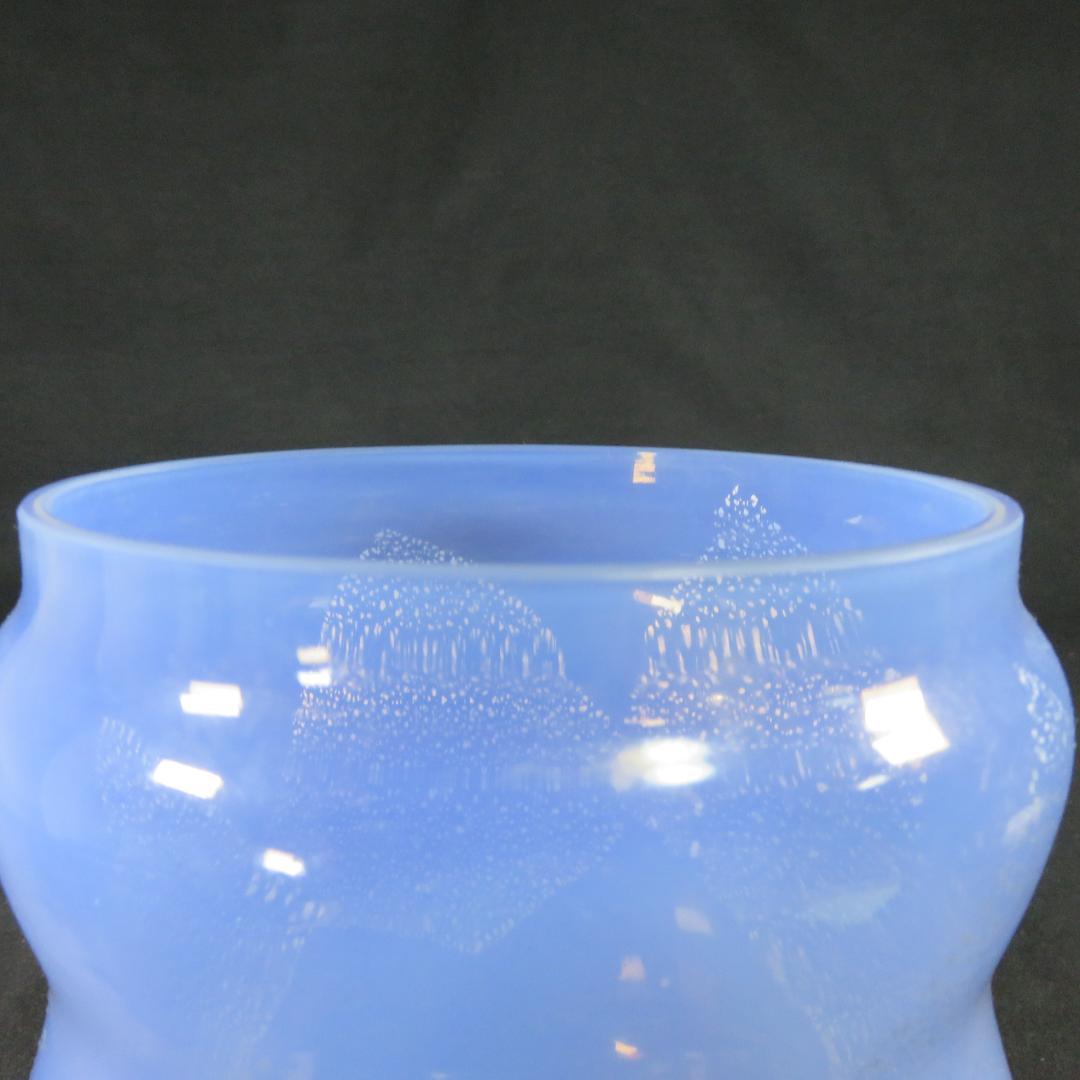 水指 水差 ガラス 茶道具 茶の湯 涼しげ ブルー さわやか