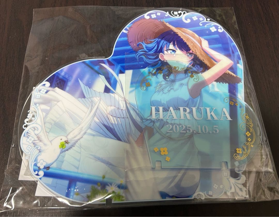 プロセカ はぴこれくじ バースデーギフトシリーズ 桐谷遥 アクリル色紙賞