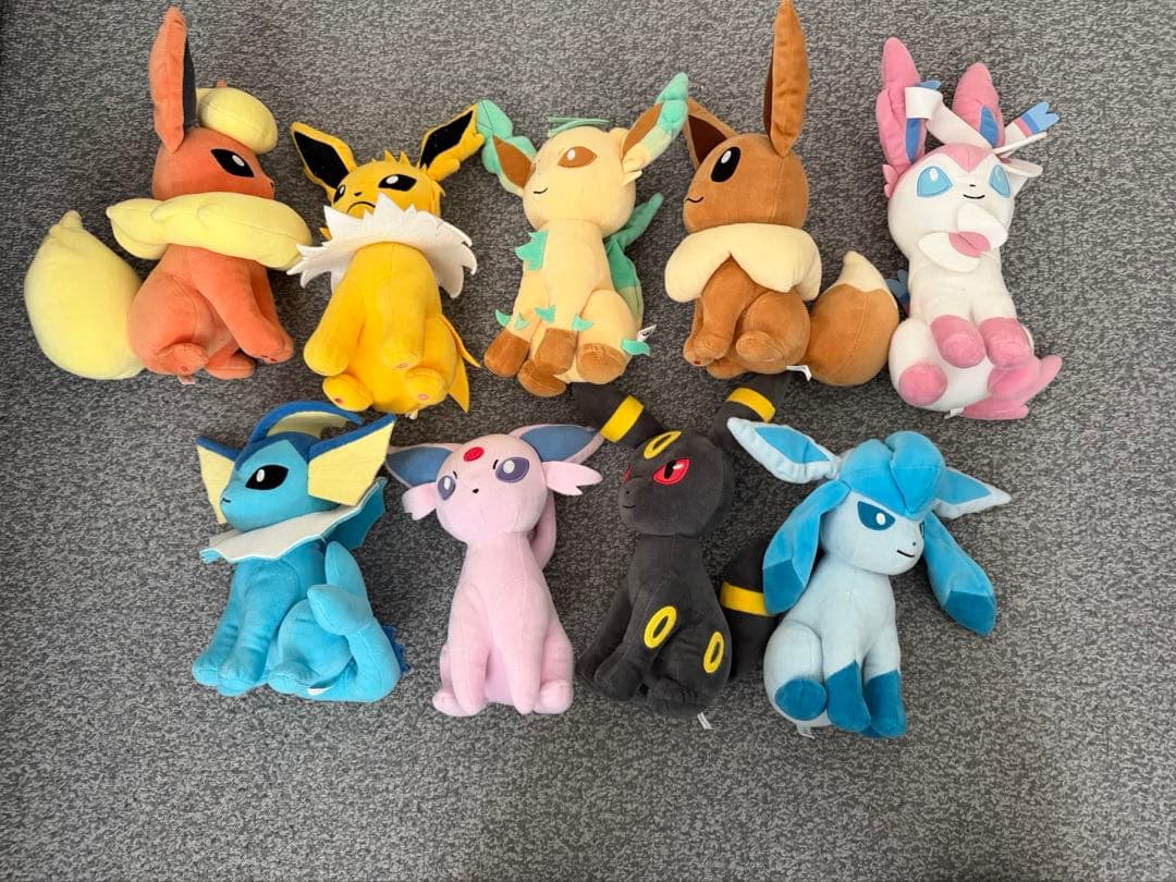 ポケモン　もふぐっとぬいぐるみ　イーブイフレンズ　9体まとめ売り　ぬいぐるみ