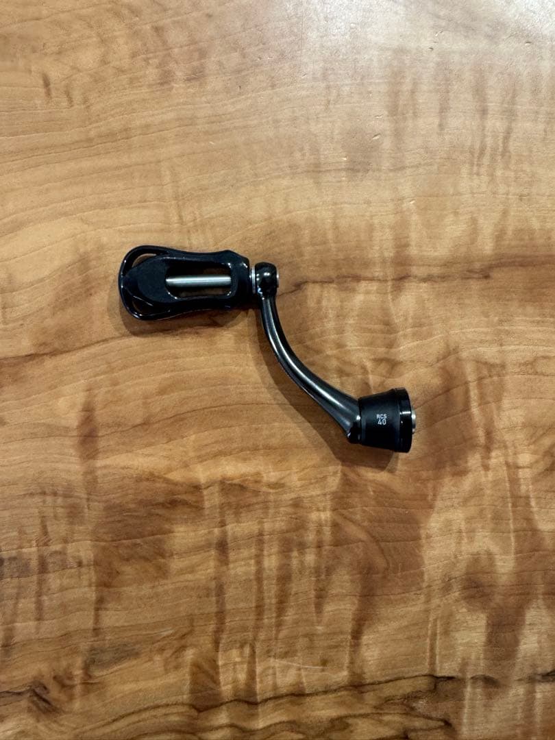 SLPワークス [90] 25RCS マシンカットブラックハンドル 40mm