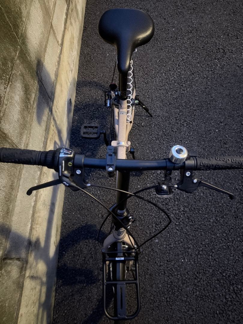 Jeep 折りたたみ自転車 ベージュ