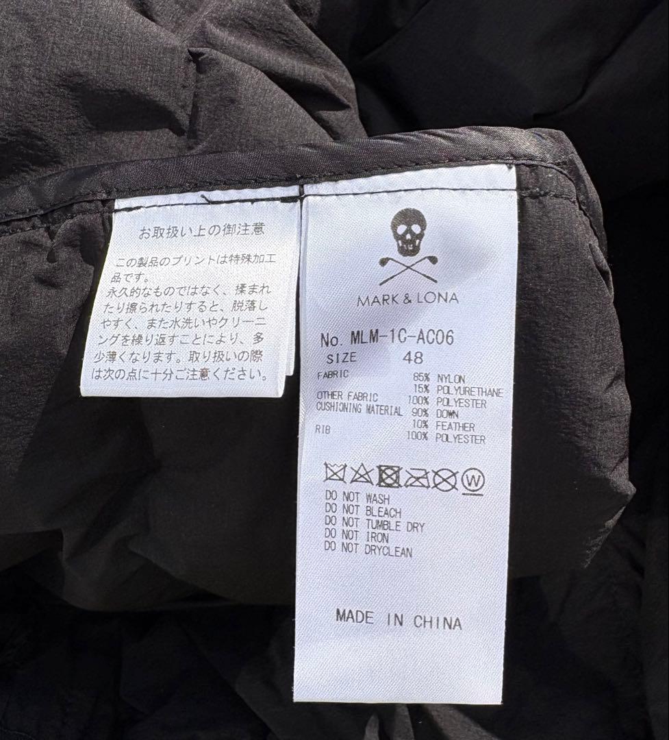 MARK & LONA　ダウンプルオーバー　スニード