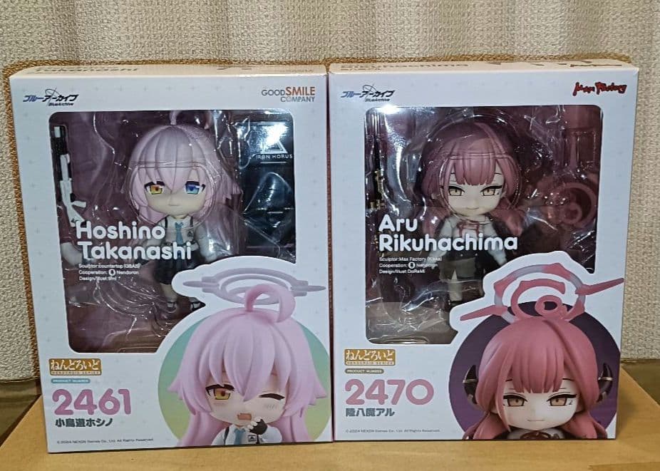 ブルーアーカイブ 小鳥遊ホシノ 陸八魔アル ねんどろいど