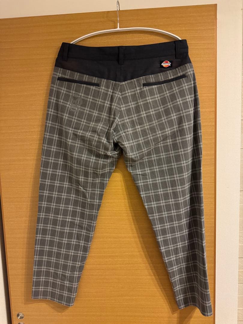 RUSSELUNO グレー系チェック パンツ