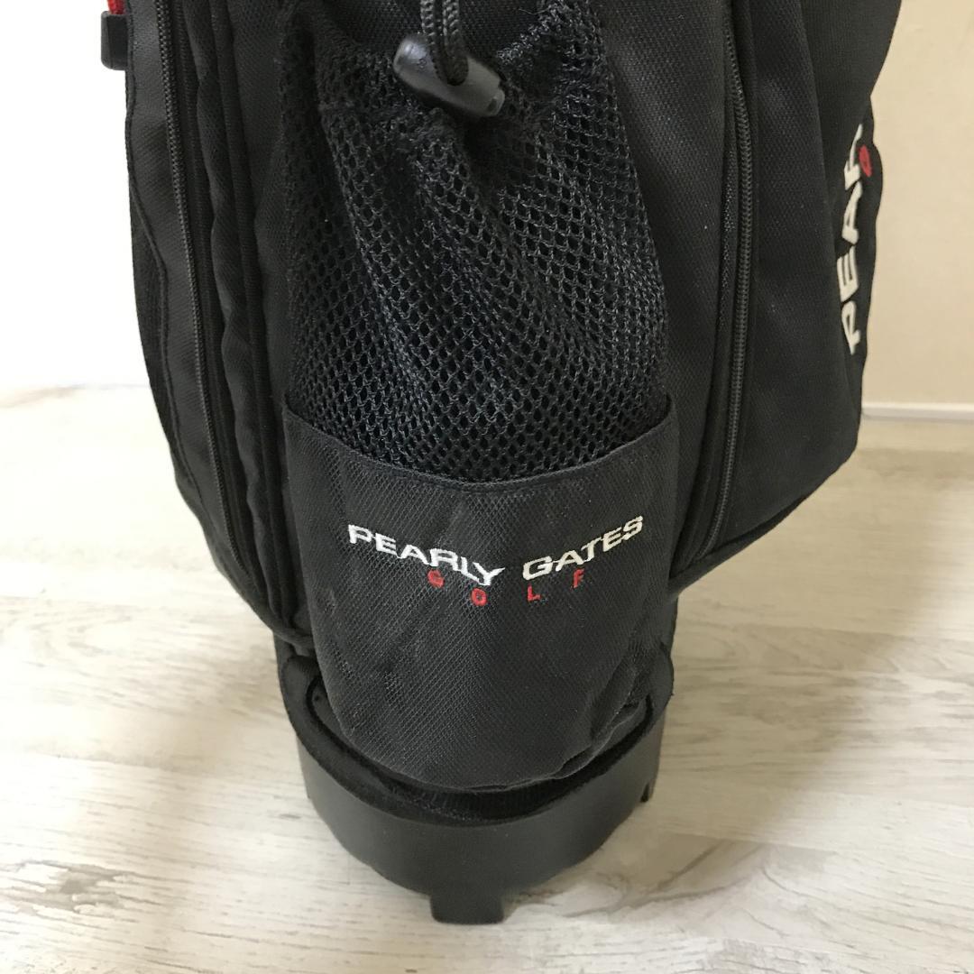 PEARLY GATES ゴルフ キャディバッグ スタンドタイプ 黒 ブラック