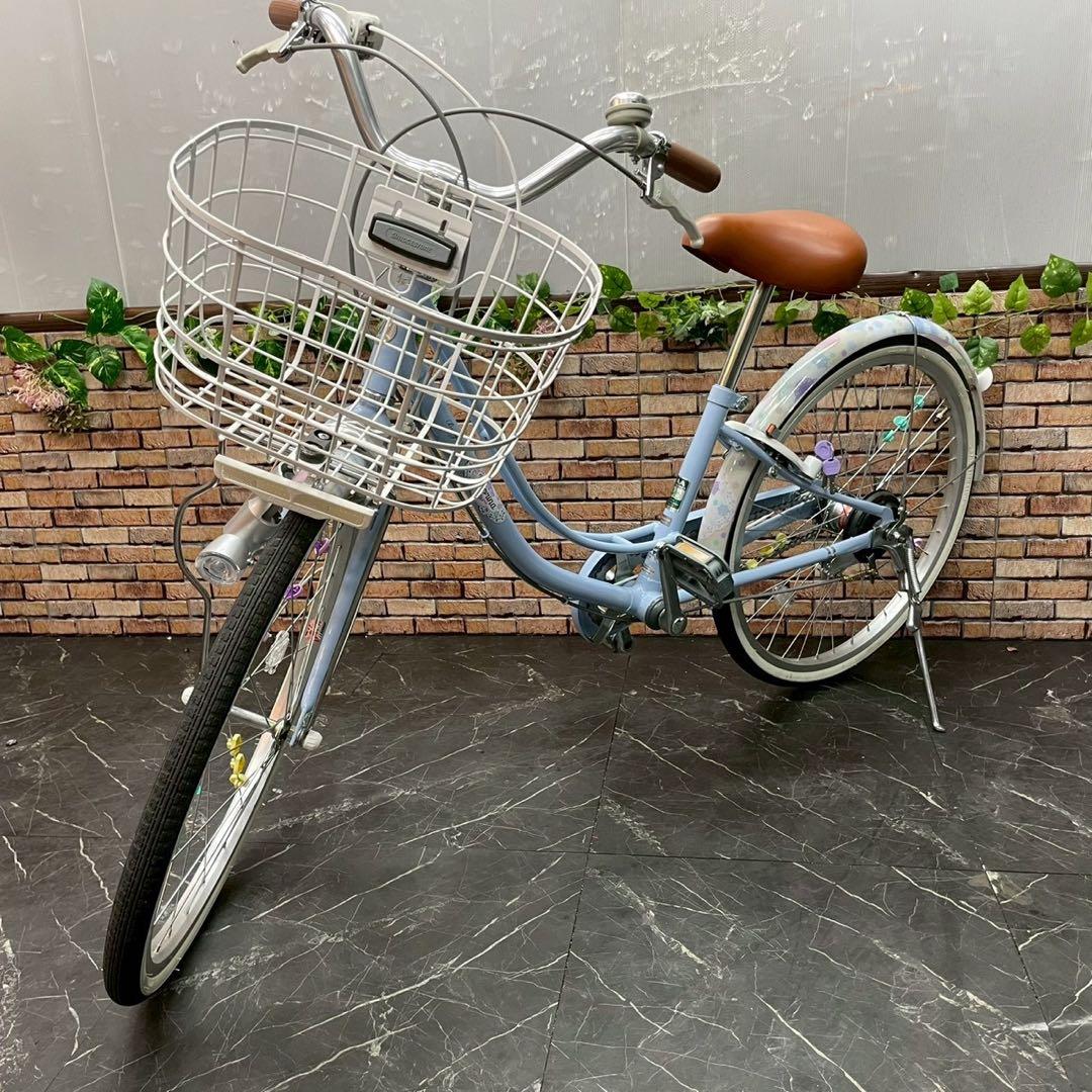 【78】子供用自転車 子供車 ブリヂストン Ricorina 水色 22インチ