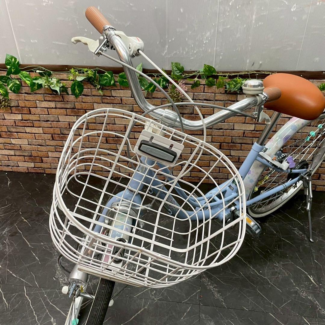 【78】子供用自転車 子供車 ブリヂストン Ricorina 水色 22インチ