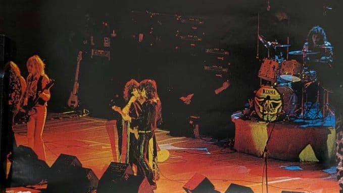 エアロスミス 1977年 ドロー・ザ・ライン プロモーション Live ポスター