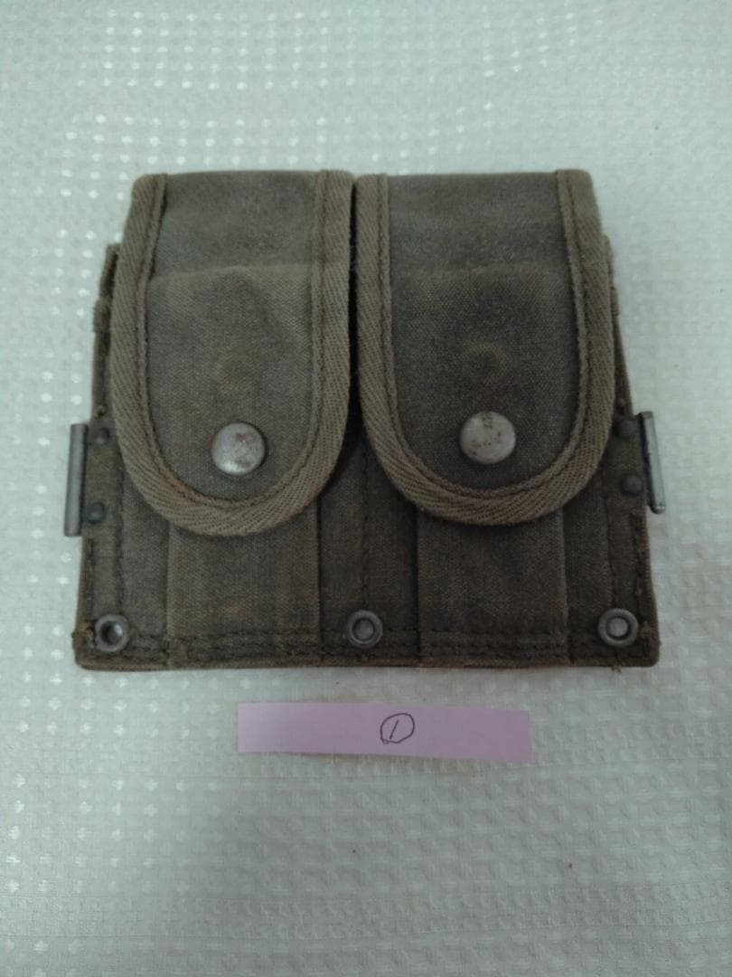 麦*様 自衛隊 M1小銃弾納マガジンポーチ官給品 昭和33年初期型M1ガーランド