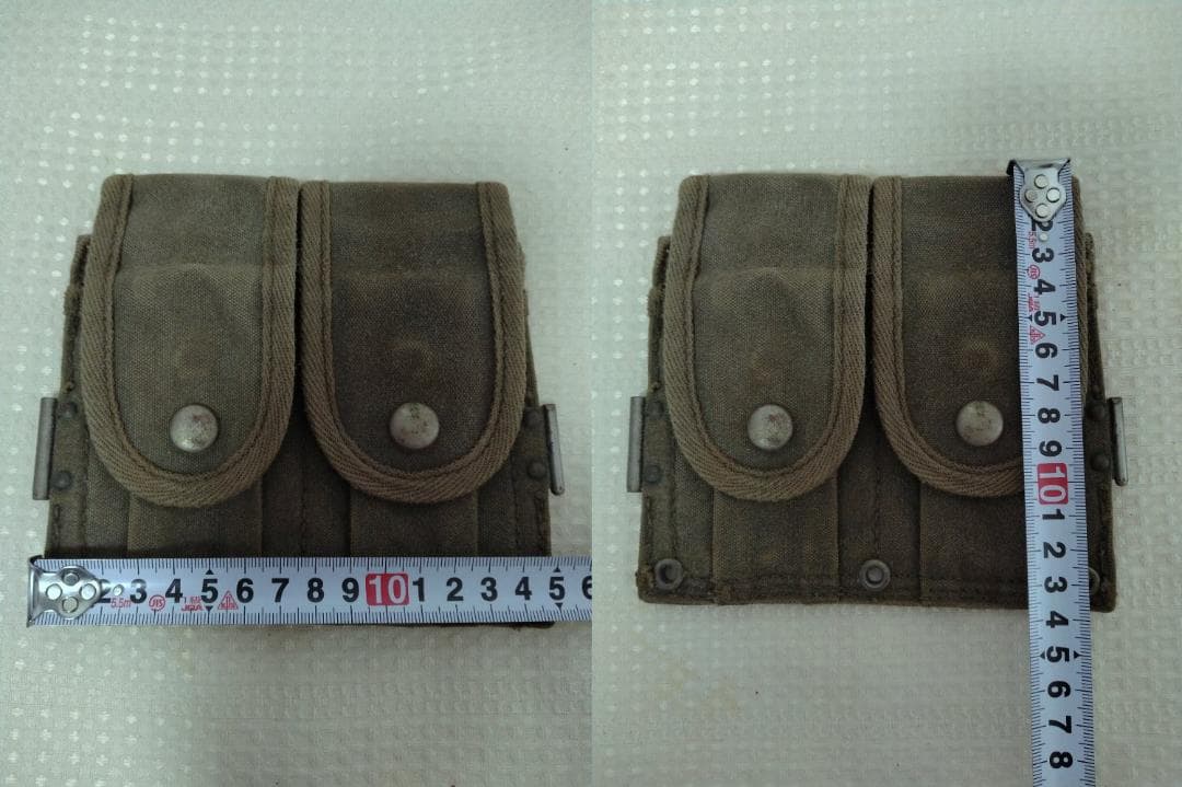 麦*様 自衛隊 M1小銃弾納マガジンポーチ官給品 昭和33年初期型M1ガーランド