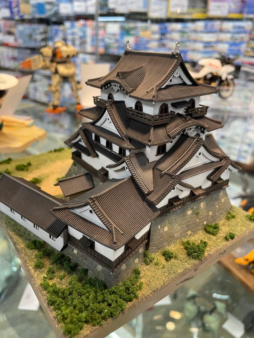 1/350 童友社 彦根城【完成塗装品】