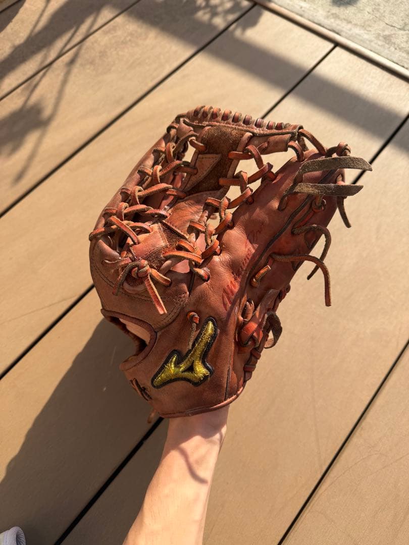 ミズノプロ　硬式外野手用グローブ　hagajapan