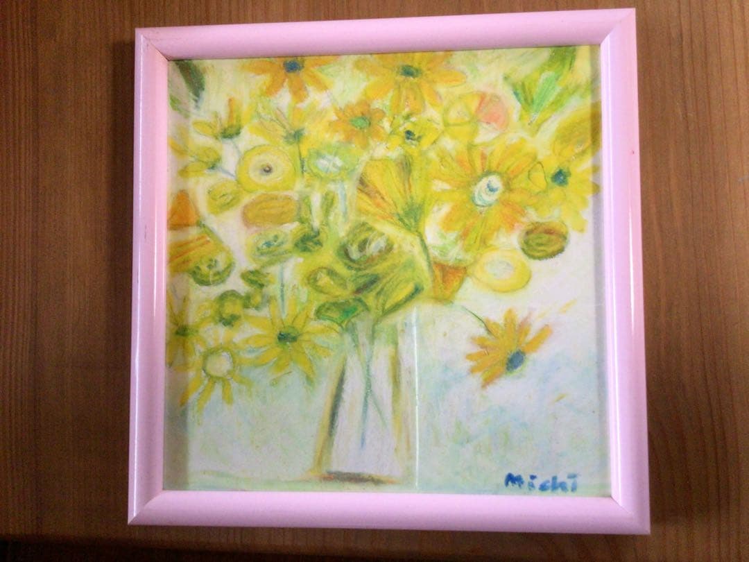 ガネーシャさん専用ですパステル画 3点セット 果物と花