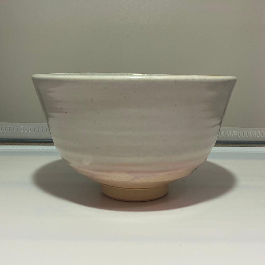 在銘 宮川香雲？ 抹茶碗 船頭や富士山の絵 京焼